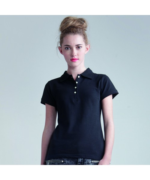 Plain Women's thick and thin polo shirt SF 200 GSM